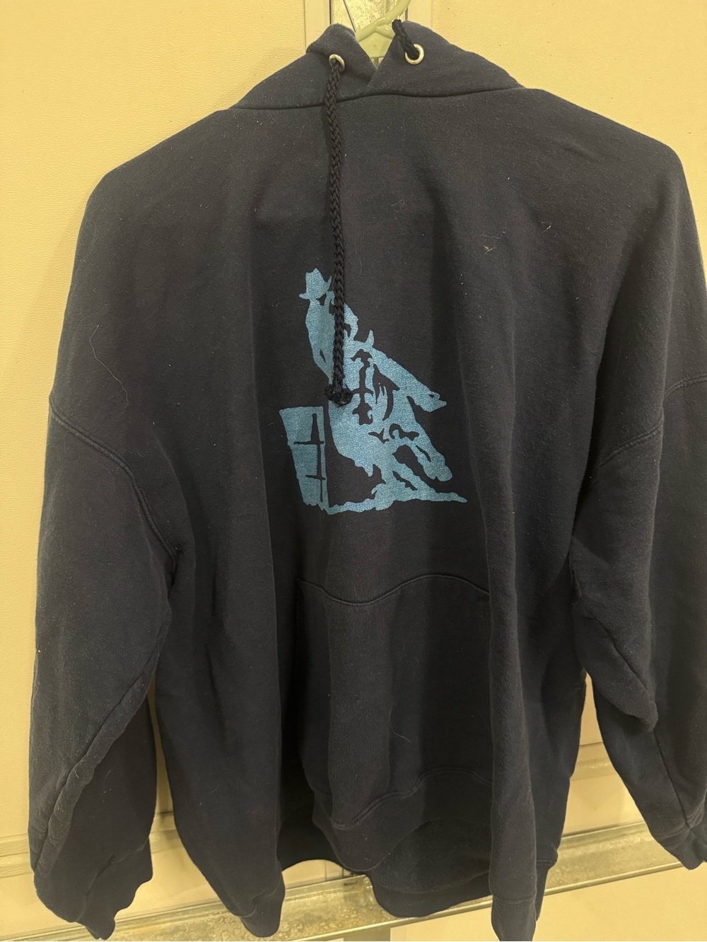 Blue barrel racer hoodie